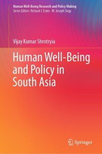 صورة الغلاف: Human Well-Being and Policy in South Asia 9783030332693