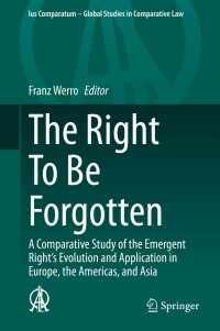 صورة الغلاف: The Right To Be Forgotten 1st edition 9783030335113