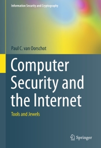 Cover image: Computer Security and the Internet 9783030336486