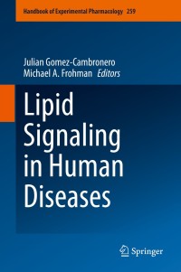 Cover image: Lipid Signaling in Human Diseases 1st edition 9783030336677