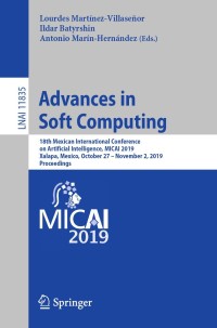 Imagen de portada: Advances in Soft Computing 9783030337483