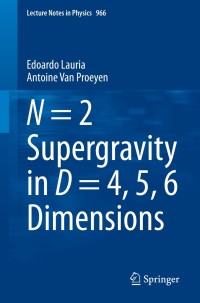 Cover image: N = 2 Supergravity in D = 4, 5, 6 Dimensions 9783030337551