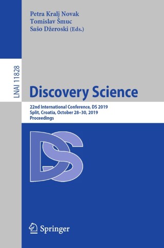 Cover image: Discovery Science 9783030337773