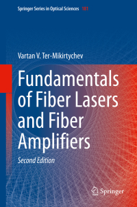 Cover image: Fundamentals of Fiber Lasers and Fiber Amplifiers 2nd edition 9783030338893