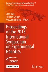 Imagen de portada: Proceedings of the 2018 International Symposium on Experimental Robotics 9783030339494