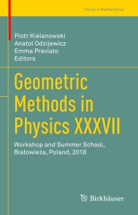 Imagen de portada: Geometric Methods in Physics XXXVII 9783030340711