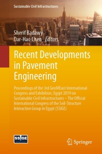 Cover image: Recent Developments in Pavement Engineering 9783030341954