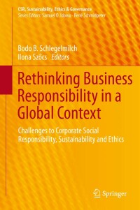Cover image: Rethinking Business Responsibility in a Global Context 1st edition 9783030342609