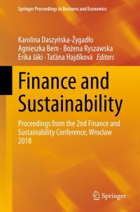 Cover image: Finance and Sustainability 1st edition 9783030344009