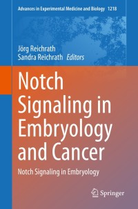 Cover image: Notch Signaling in Embryology and Cancer 1st edition 9783030344351