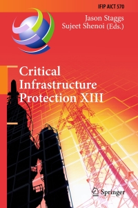 Imagen de portada: Critical Infrastructure Protection XIII 9783030346461