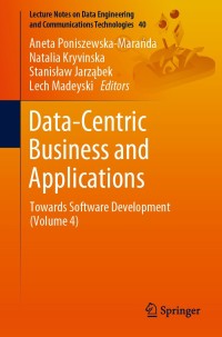 Imagen de portada: Data-Centric Business and Applications 9783030347055