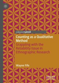 Immagine di copertina: Counting as a Qualitative Method 9783030348021