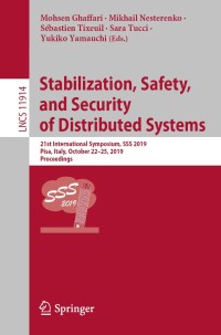 Imagen de portada: Stabilization, Safety, and Security of Distributed Systems 9783030349912