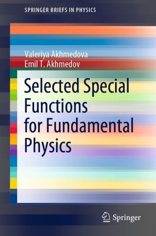 Imagen de portada: Selected Special Functions for Fundamental Physics 9783030350888