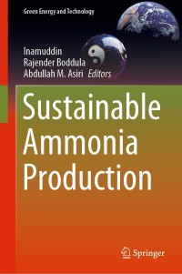 Cover image: Sustainable Ammonia Production 9783030351052