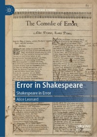 Cover image: Error in Shakespeare 9783030351793