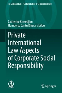 Imagen de portada: Private International Law Aspects of Corporate Social Responsibility 1st edition 9783030351861