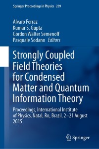 Cover image: Strongly Coupled Field Theories for Condensed Matter and Quantum Information Theory 1st edition 9783030354725