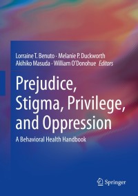 Cover image: Prejudice, Stigma, Privilege, and Oppression 1st edition 9783030355166