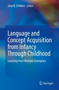 Cover image: Language and Concept Acquisition from Infancy Through Childhood 1st edition 9783030355937