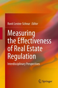 Cover image: Measuring the Effectiveness of Real Estate Regulation 1st edition 9783030356217