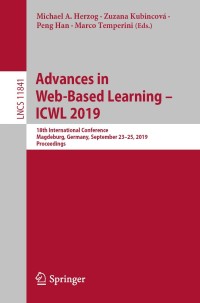 Omslagafbeelding: Advances in Web-Based Learning – ICWL 2019 9783030357573