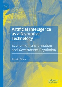 Imagen de portada: Artificial Intelligence as a Disruptive Technology 9783030359744