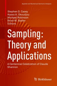 Imagen de portada: Sampling: Theory and Applications 1st edition 9783030362904
