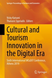 Imagen de portada: Cultural and Tourism Innovation in the Digital Era 1st edition 9783030363413