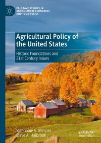 Titelbild: Agricultural Policy of the United States 9783030364519