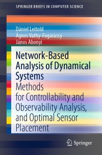 Cover image: Network-Based Analysis of Dynamical Systems 9783030364717