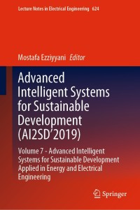 Cover image: Advanced Intelligent Systems for Sustainable Development (AI2SD’2019) 9783030364748