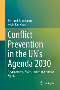Cover image: Conflict Prevention in the UN´s Agenda 2030 9783030365097