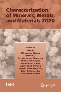 صورة الغلاف: Characterization of Minerals, Metals, and Materials 2020 9783030366278