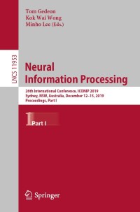 Cover image: Neural Information Processing 9783030367077