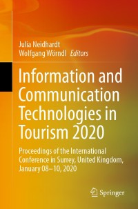 Imagen de portada: Information and Communication Technologies in Tourism 2020 9783030367367