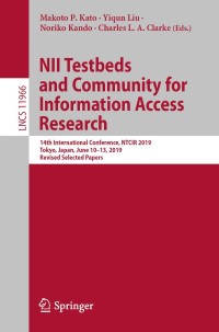 Cover image: NII Testbeds and Community for Information Access Research 9783030368043