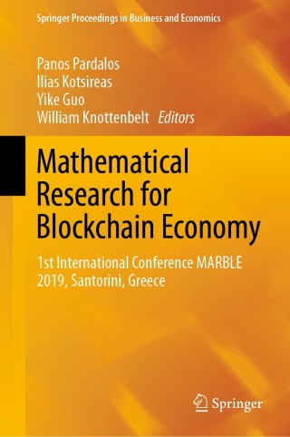 Omslagafbeelding: Mathematical Research for Blockchain Economy 1st edition 9783030371098