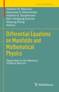 Cover image: Differential Equations on Manifolds and Mathematical Physics 9783030373252