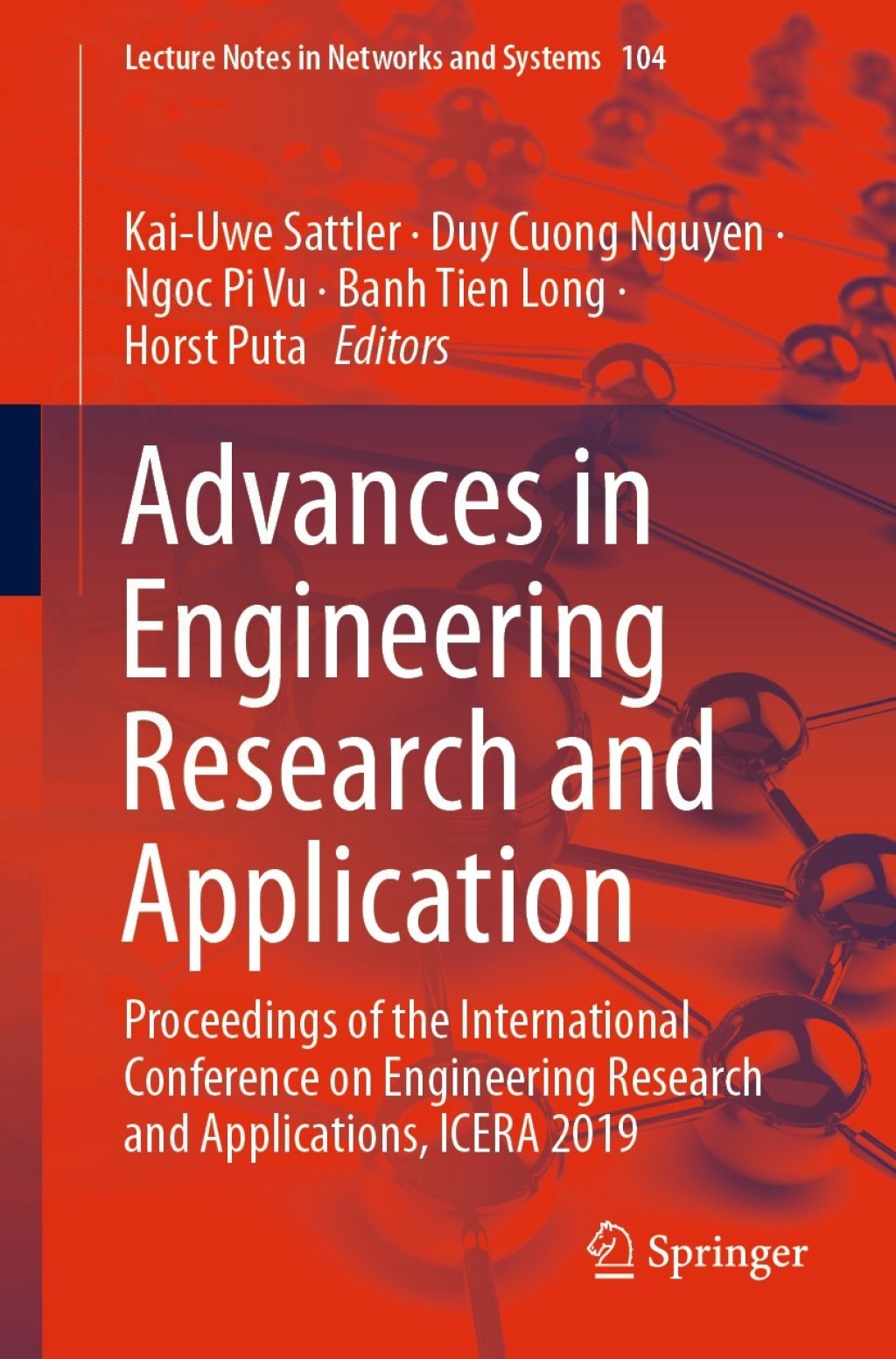 Advances in Engineering Research and Application Proceedings of the International Conference on Engineering Research and Applications, ICERA 2019
