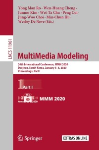 Cover image: MultiMedia Modeling 9783030377304