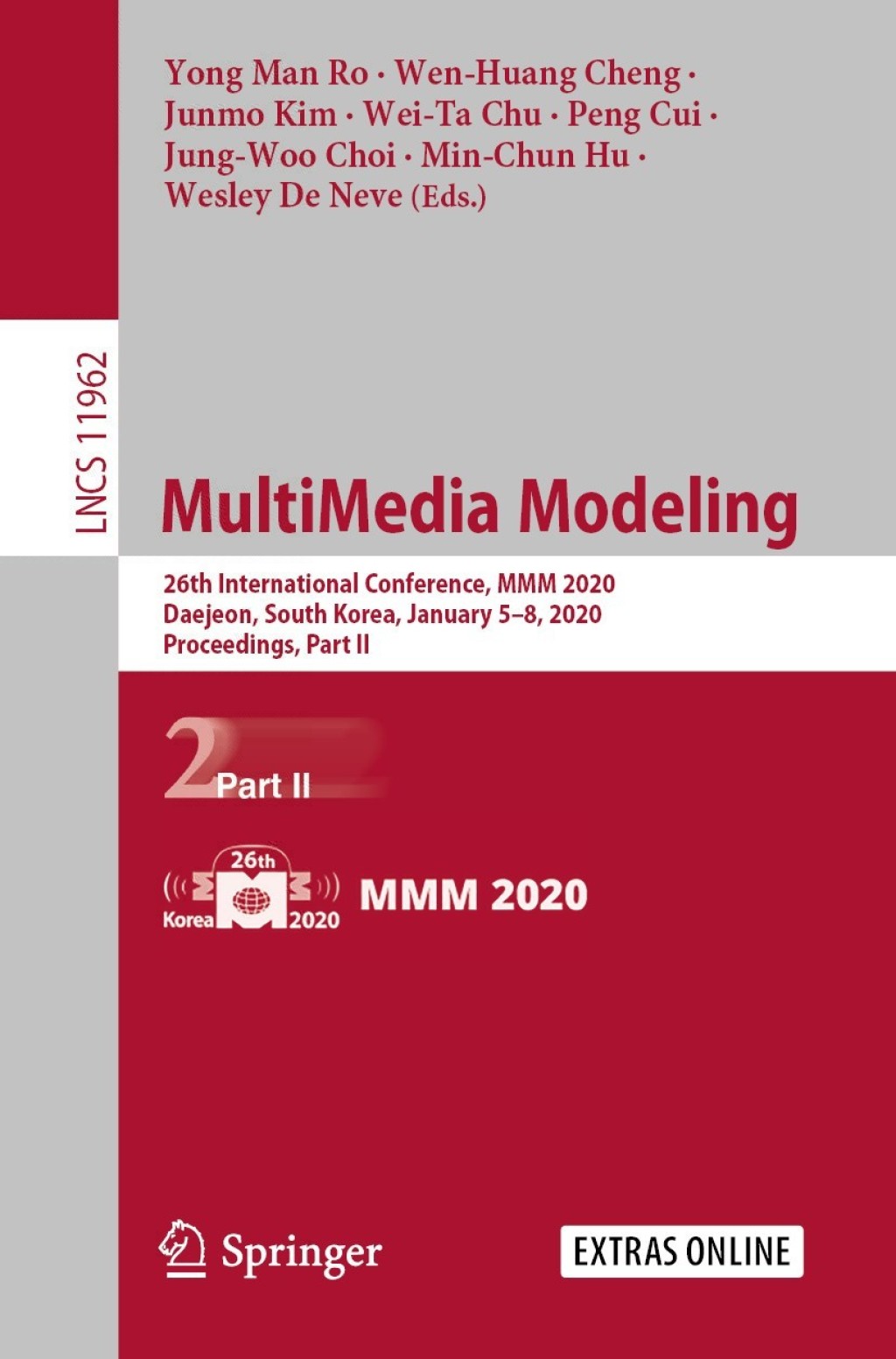 MultiMedia Modeling 26th International Conference, MMM 2020, Daejeon, South Korea, January 5–8, 2020, Proceedings, Part II