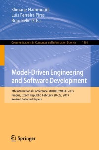 Cover image: Model-Driven Engineering and Software Development 9783030378721