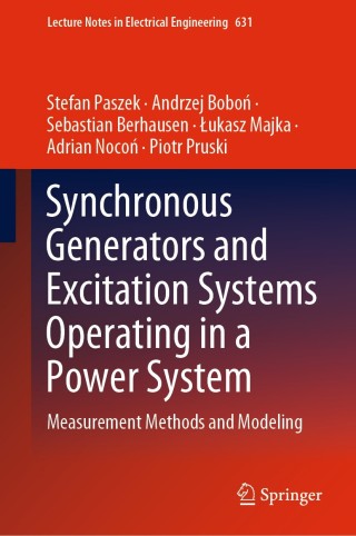 Imagen de portada: Synchronous Generators and Excitation Systems Operating in a Power System 9783030379759