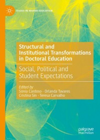 Cover image: Structural and Institutional Transformations in Doctoral Education 1st edition 9783030380458