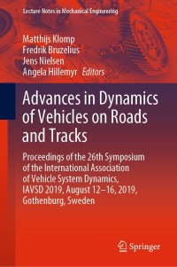 Immagine di copertina: Advances in Dynamics of Vehicles on Roads and Tracks 1st edition 9783030380762