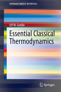 Cover image: Essential Classical Thermodynamics 9783030382841