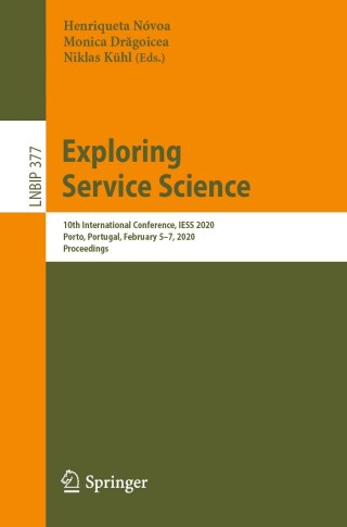 Cover image: Exploring Service Science 9783030387235