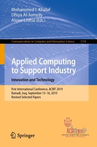 Imagen de portada: Applied Computing to Support Industry: Innovation and Technology 9783030387518